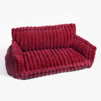 Orthopedic Dog Bed Memory Foam Raised Headrest Removable Cover
