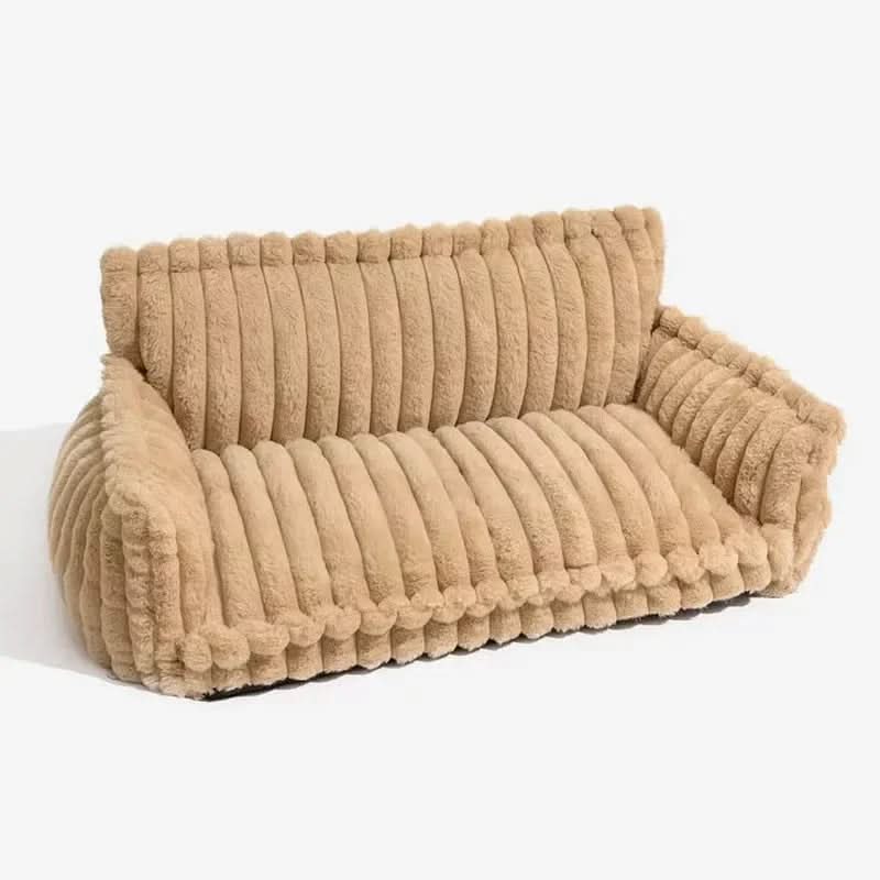 Orthopedic Dog Bed Memory Foam Raised Headrest Removable Cover