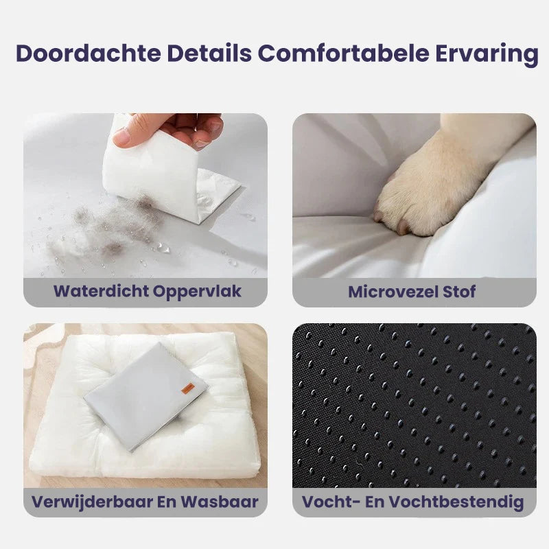 Orthopedic Dog Bed Memory Foam Water-Repellent Cover & Non-Slip Base