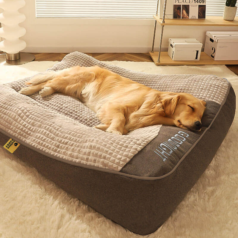 Orthopedic Dog Bed Spine-Protecting Scratch-Resistant