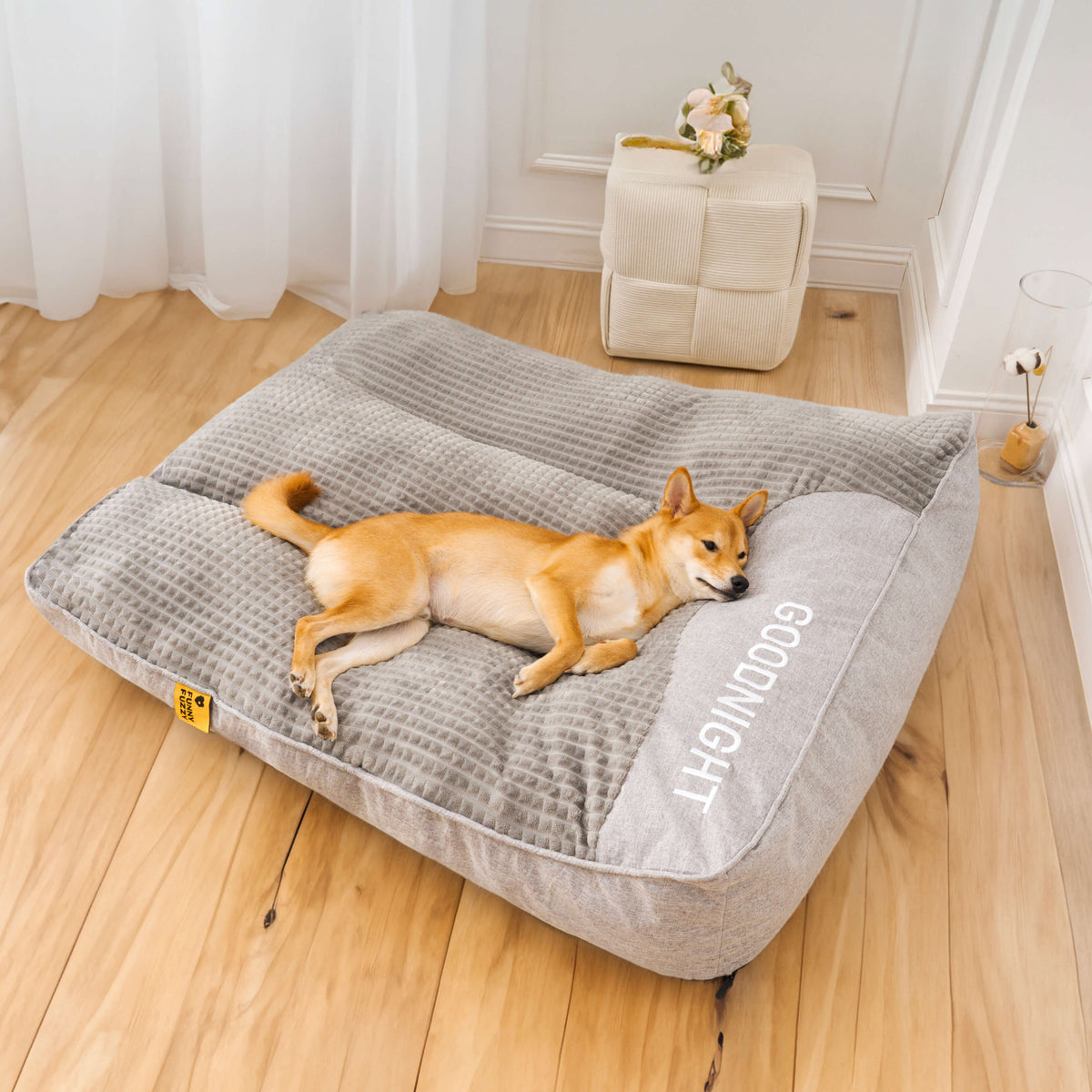 Orthopedic Dog Bed Spine-Protecting Scratch-Resistant