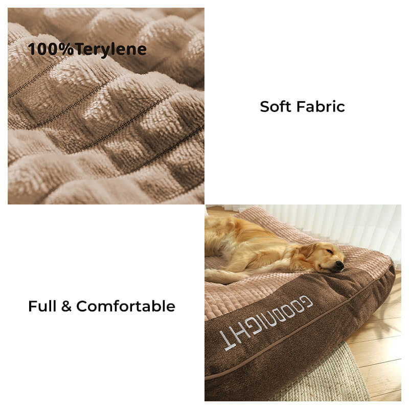 Orthopedic Dog Bed Spine-Protecting Scratch-Resistant