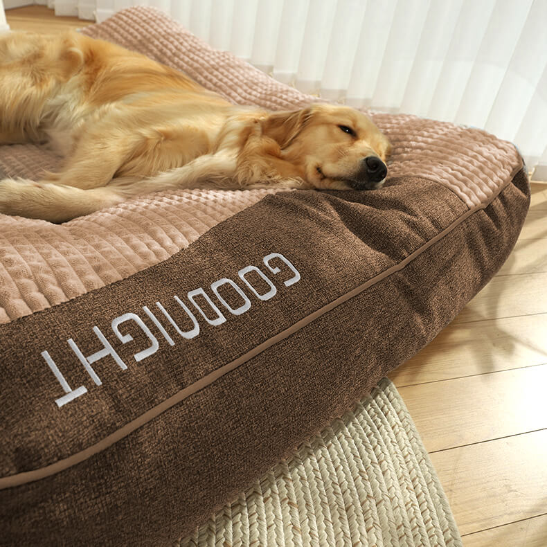 Orthopedic Dog Bed Spine-Protecting Scratch-Resistant