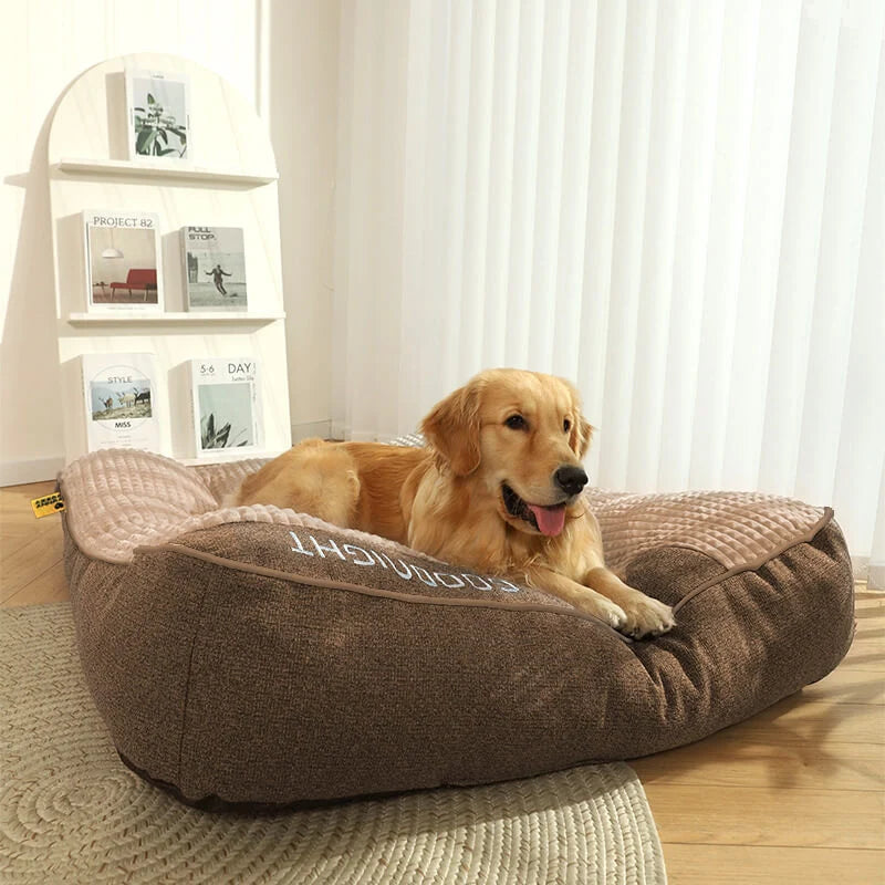 Orthopedic Dog Bed Spine-Protecting Scratch-Resistant