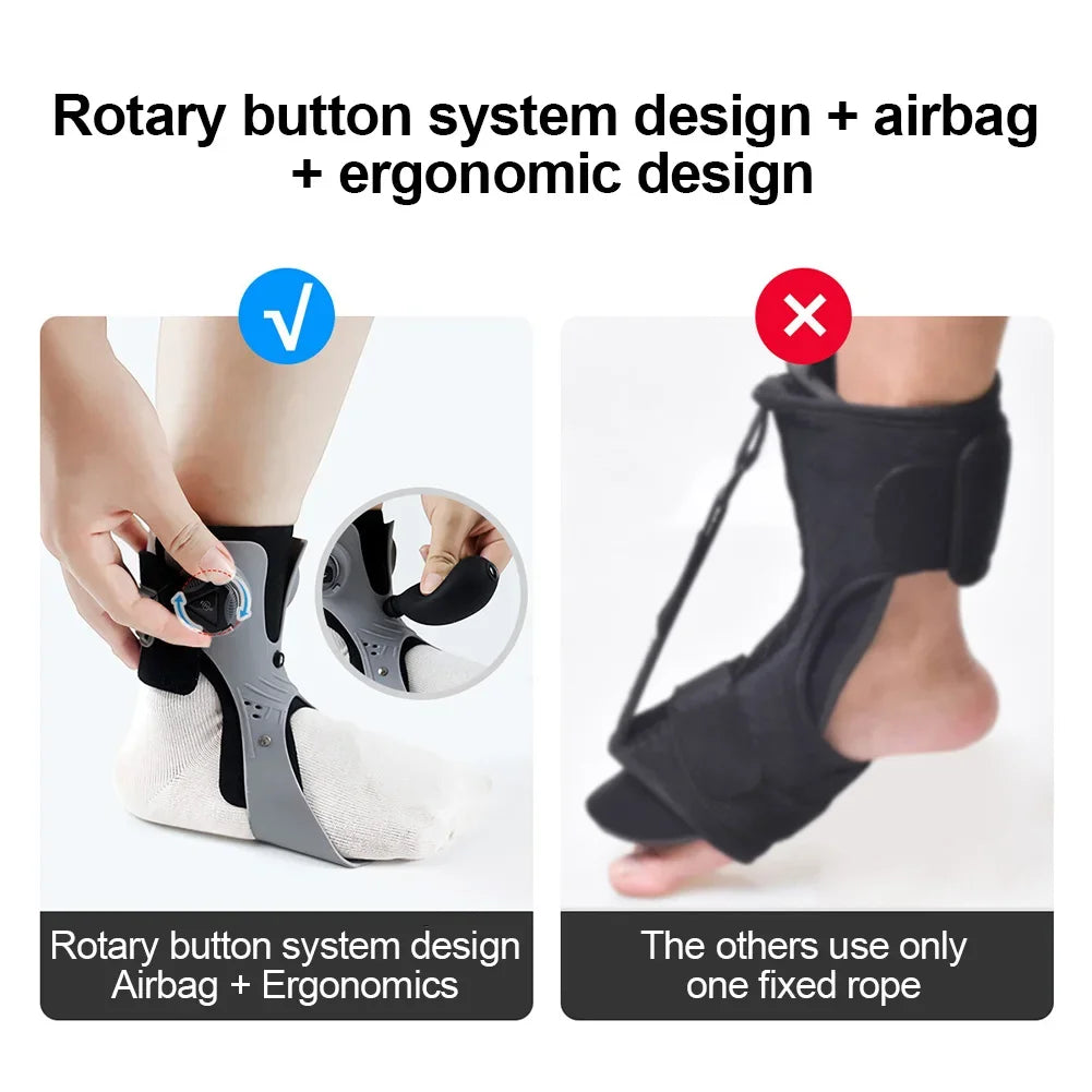 Orthopedic Foot Brace Half-Foot Breathable Mesh & Adjustable Buckle
