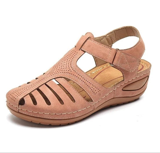 Orthopedic Sandals Adjustable Toe Corrector & Arch Support Soft Leather