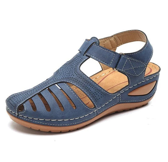 Orthopedic Sandals Adjustable Toe Corrector & Arch Support Soft Leather