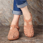 Orthopedic Sandals Adjustable Toe Corrector & Arch Support Soft Leather