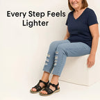 Orthopedic Sandals Contoured Footbed & Cushioned Midsole Adjustable Straps