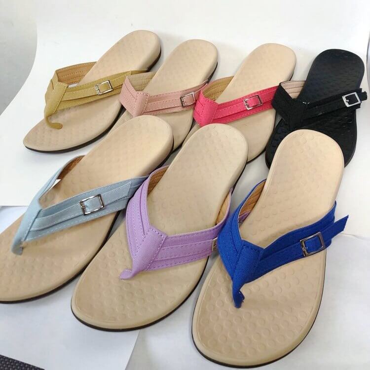 Orthopedic Sandals Cushioned Arch Support Anti-Slip Sole