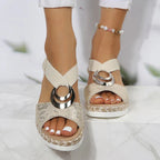Orthopedic Sandals Ergonomic Arch Support Snake Print