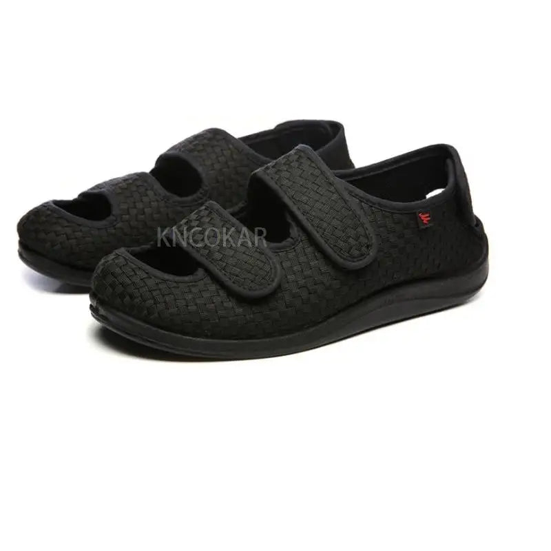 Orthopedic Sandals Extra-Wide Toe Box Adjustable Straps Breathable Mesh
