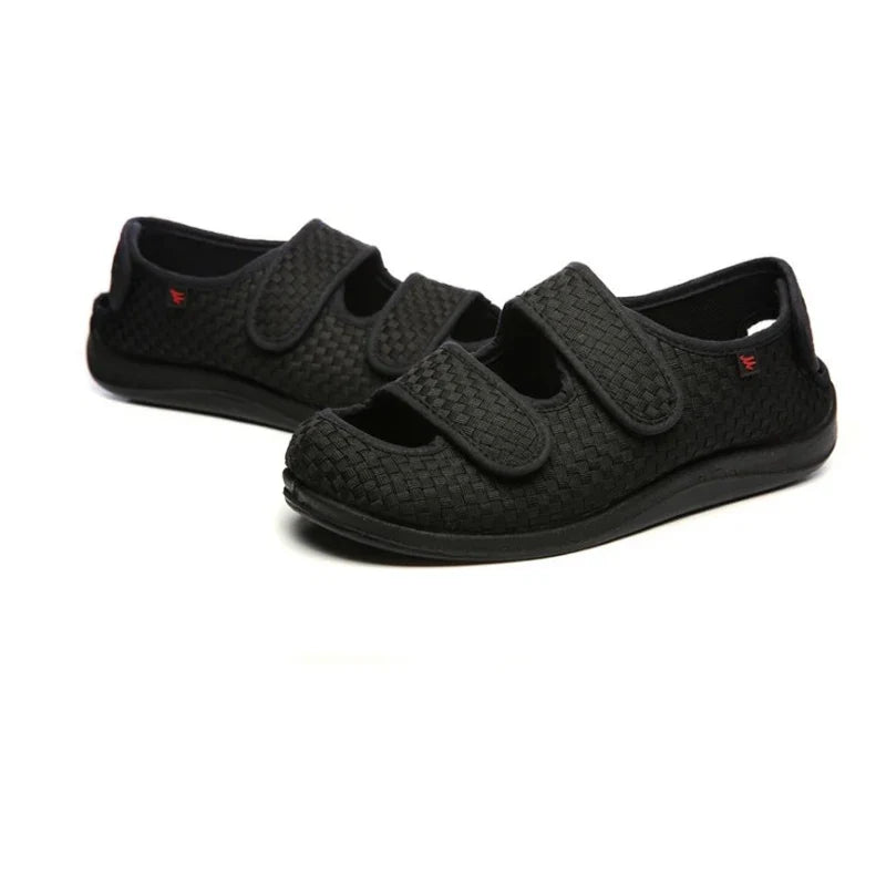 Orthopedic Sandals Extra-Wide Toe Box Adjustable Straps Breathable Mesh