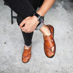 Orthopedic Sandals Split Leather Slip-Resistant Sole
