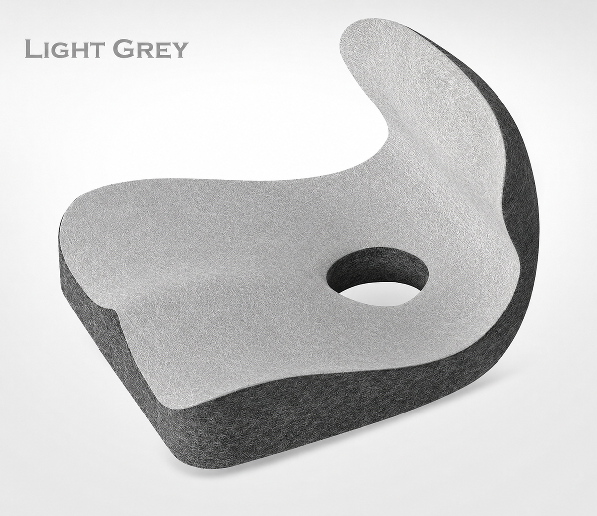 Orthopedic Seat Cushion L-Shape Memory Foam Coccyx Relief
