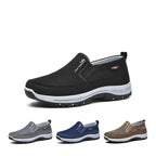 Orthopedic Shoes Leather Slip-On Arch Support & Shock-Absorbing Sole