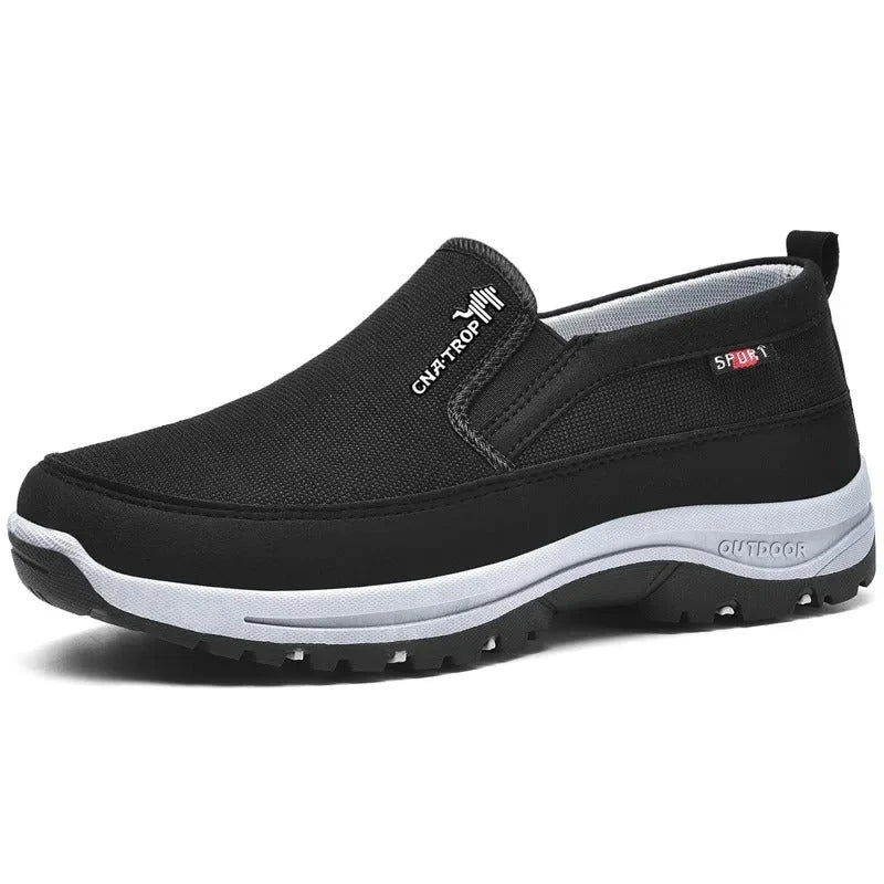 Orthopedic Shoes Leather Slip-On Arch Support & Shock-Absorbing Sole