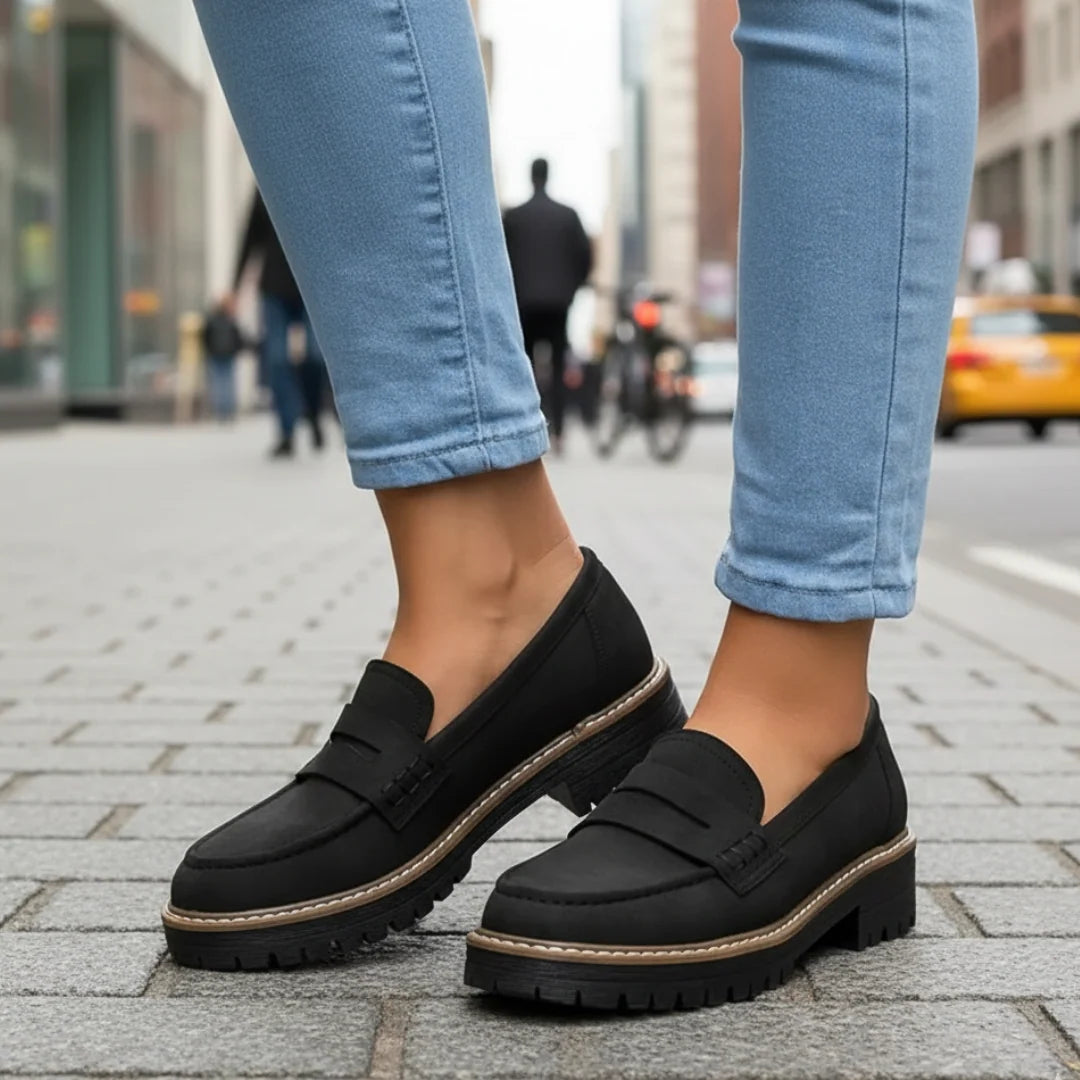 Orthopedic Slip-On Shoes Padded Footbed & Anti-Slip Sole