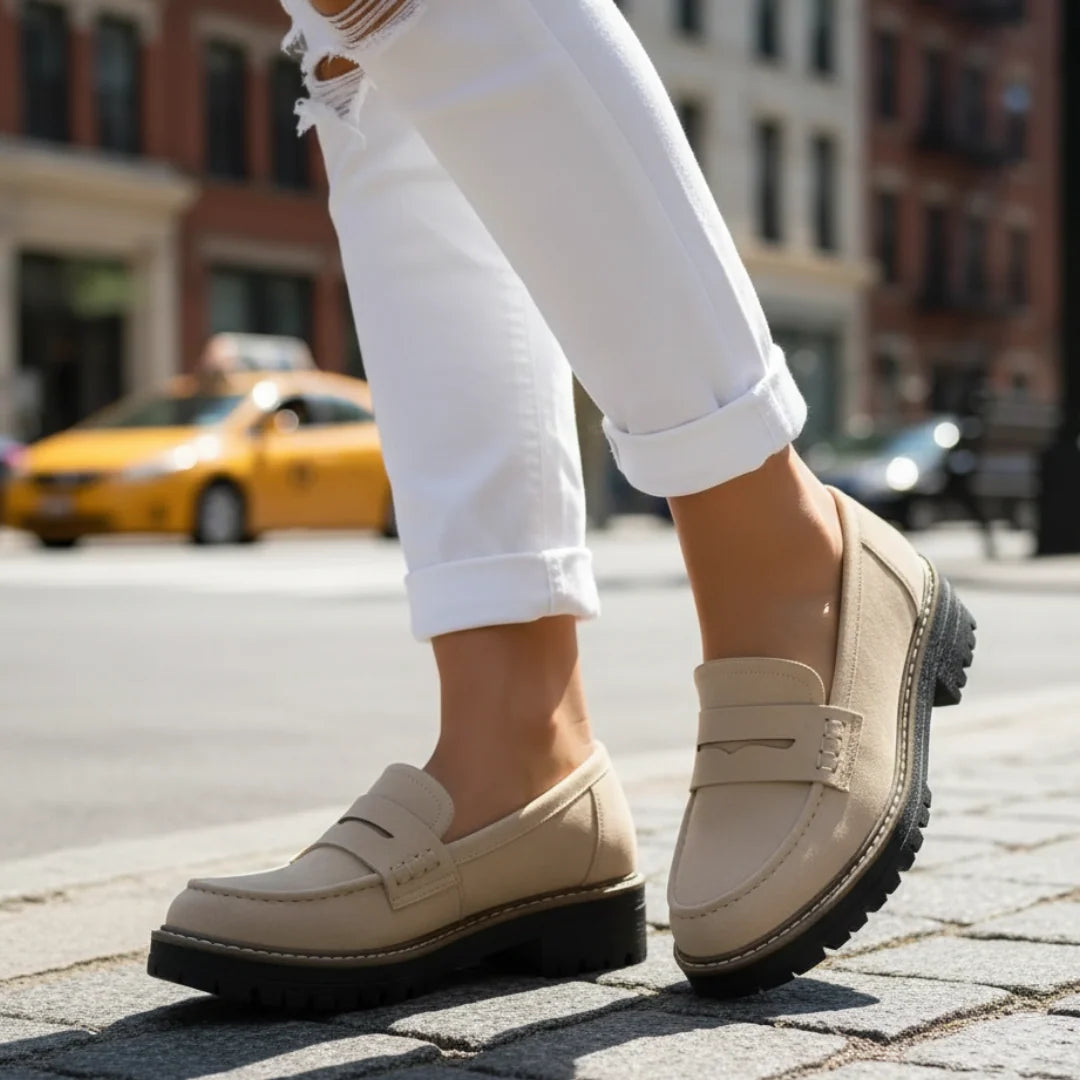 Orthopedic Slip-On Shoes Padded Footbed & Anti-Slip Sole