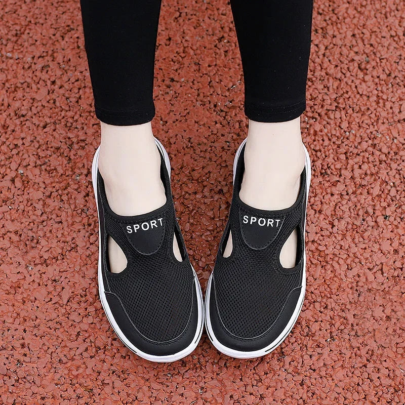 Orthopedic Slip-Ons Breathable Mesh Cork & EVA Insole