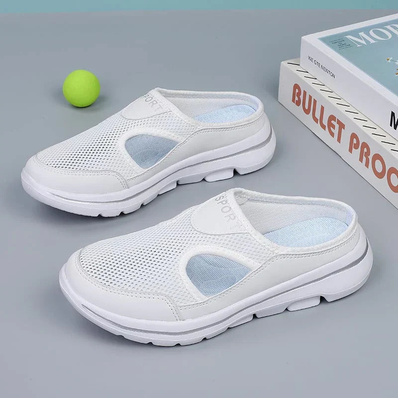Orthopedic Slip-Ons Breathable Mesh Cork & EVA Insole