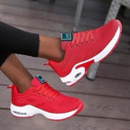 Orthopedic Sneakers Breathable Cushioned Sole Elevated Heel