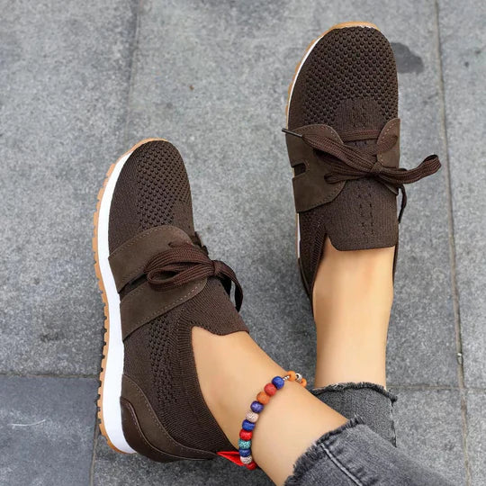 Orthopedic Sneakers Breathable Mesh Cushioned Sole