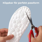 Orthotic Insoles High-Arch Contoured Support Breathable Mesh & Foam Cushion