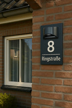 Outdoor Address Sign Solar-Powered LED Floating 3D Effect