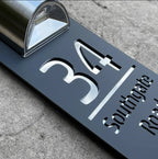 Outdoor Address Sign Solar-Powered LED Floating 3D Effect