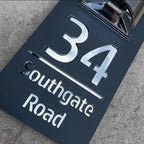 Outdoor Address Sign Solar-Powered LED Floating 3D Effect