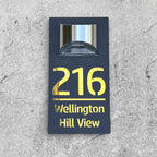 Outdoor Address Sign Solar-Powered LED Floating 3D Effect