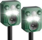 Outdoor Animal Deterrent Motion-Activated Ultrasonic & Strobe