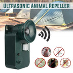 Outdoor Animal Repeller Ultrasonic Motion-Activated Adjustable Frequency