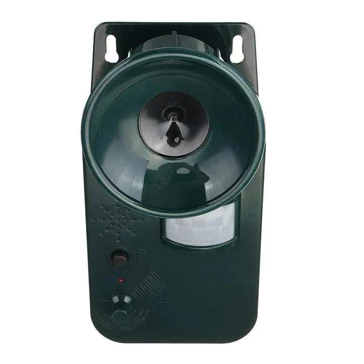 Outdoor Animal Repeller Ultrasonic Motion-Activated Adjustable Frequency