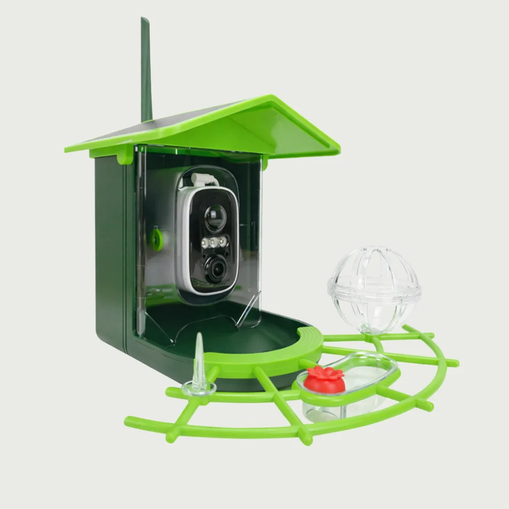 Outdoor Bird Feeder Camera 2K Video App Alerts