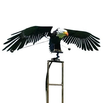 Outdoor Bird Figure Wind-Responsive Six-Point Stake