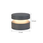 Outdoor Bollard Light Hardwired 110V LED Waterproof