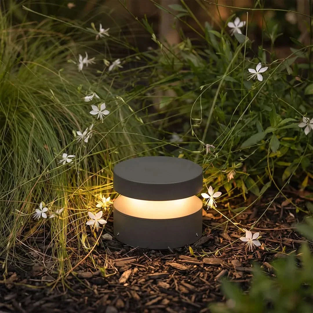 Outdoor Bollard Light Hardwired 110V LED Waterproof