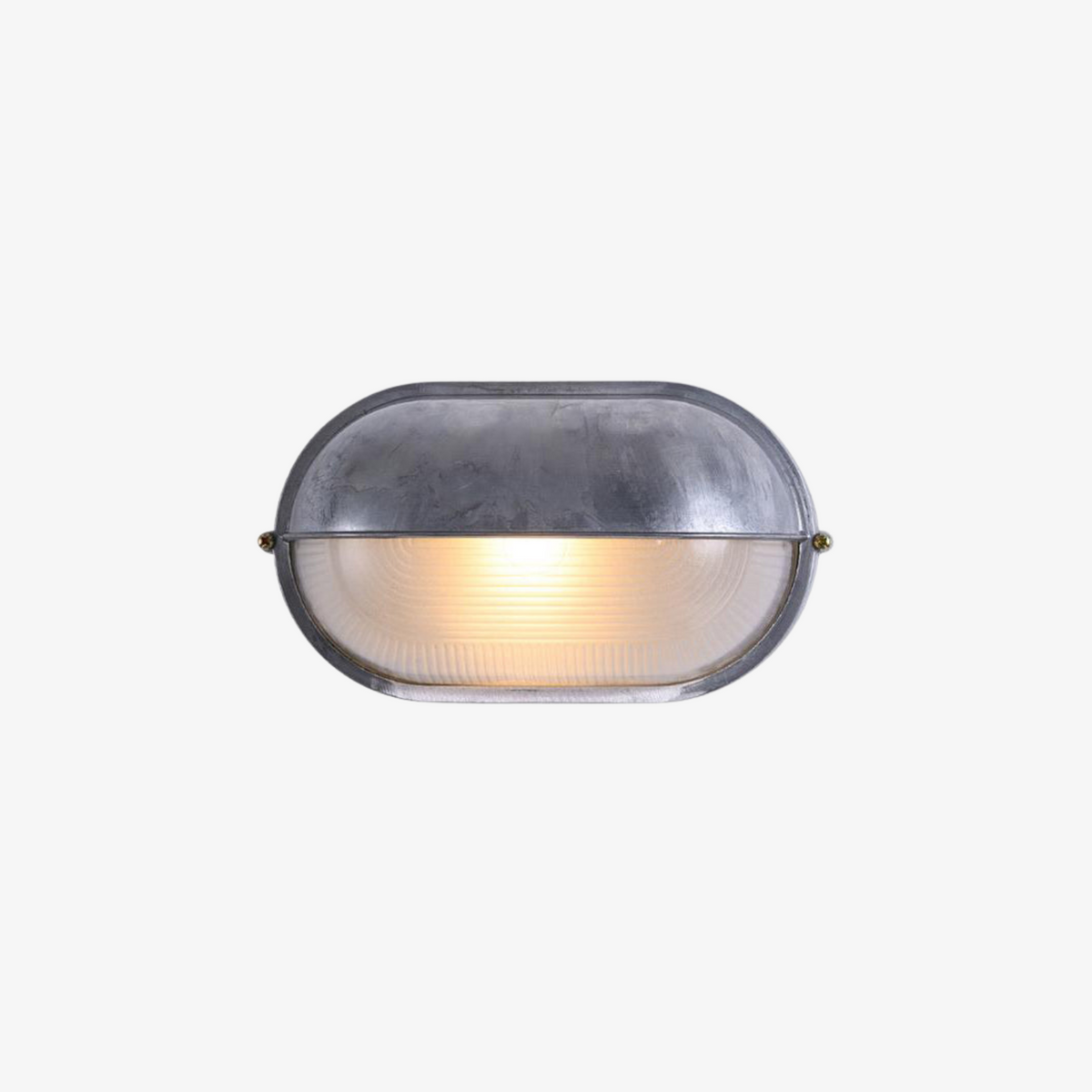 Outdoor Bulkhead Light Die-Cast Aluminum Ribbed Glass Diffuser