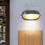 Outdoor Bulkhead Light Die-Cast Aluminum Ribbed Glass Diffuser