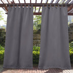 Outdoor Curtain Waterproof Blackout Tab-Top