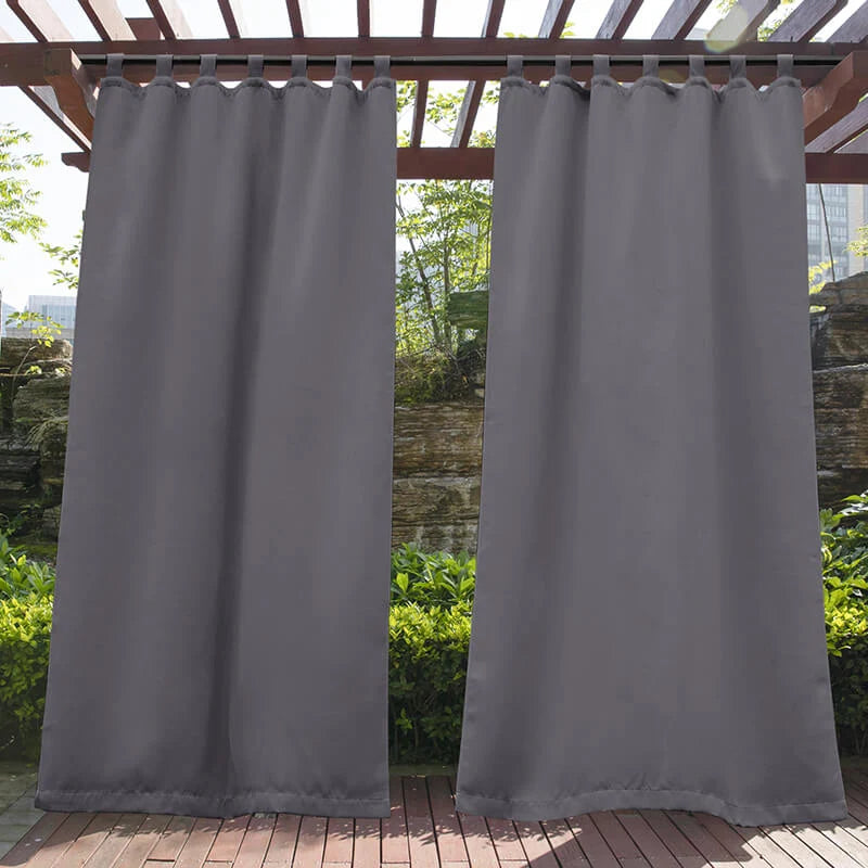 Outdoor Curtain Waterproof Blackout Tab-Top