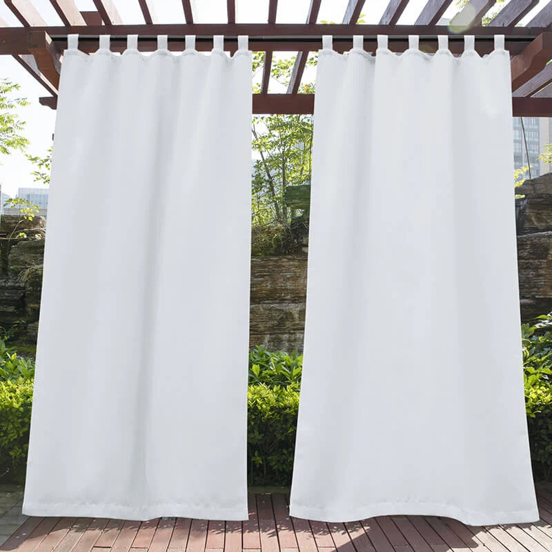 Outdoor Curtain Waterproof Blackout Tab-Top