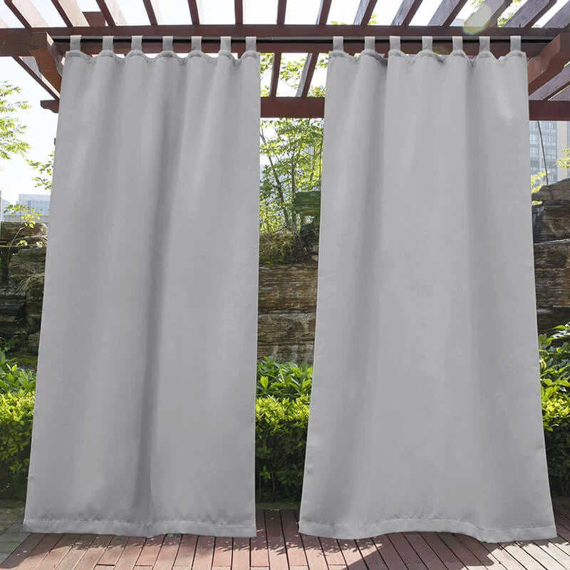 Outdoor Curtain Waterproof Blackout Tab-Top