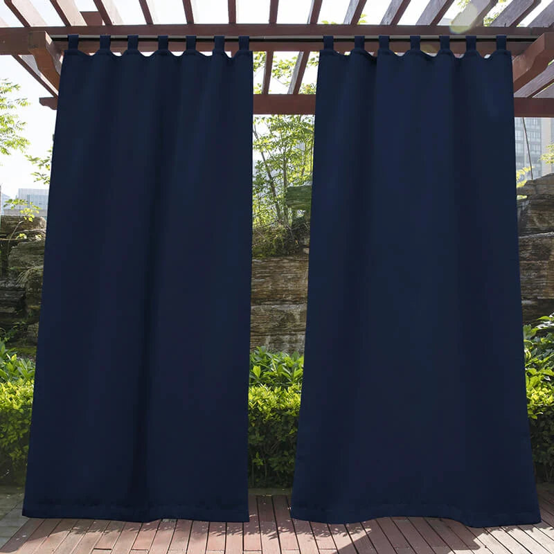 Outdoor Curtain Waterproof Blackout Tab-Top