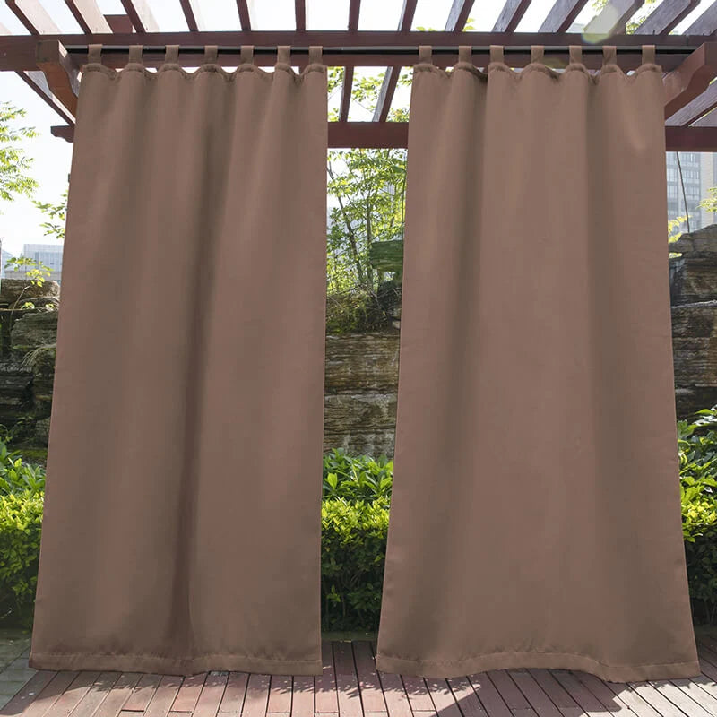 Outdoor Curtain Waterproof Blackout Tab-Top