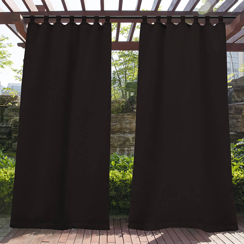 Outdoor Curtain Waterproof Blackout Tab-Top