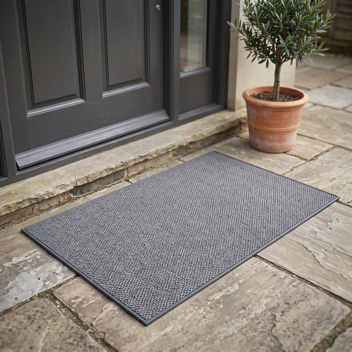 Outdoor Doormat Dirt-Trapping Absorbent & Quick-Drying