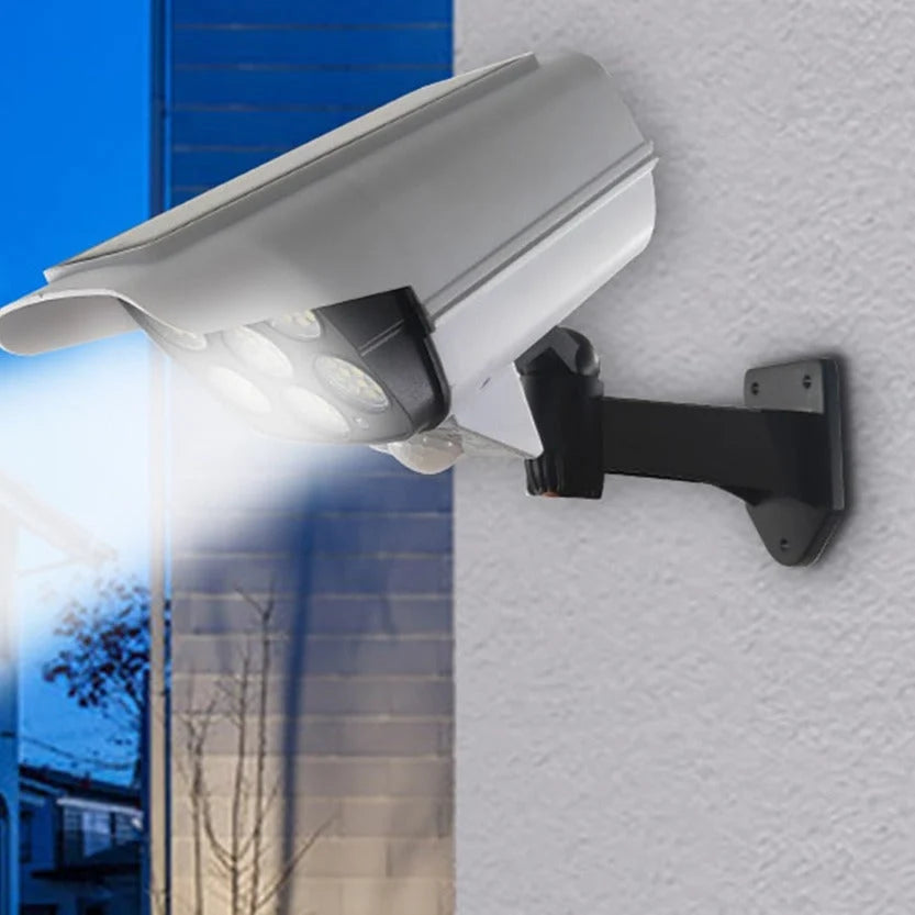 Outdoor Dummy Camera Solar-Powered Motion-Activated LED